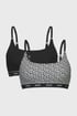 2 PACK Podprsenka HUGO Twin Design Bralette 2P_50495872_11