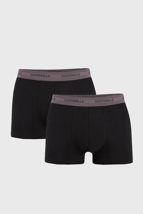 2 PACK šedočerných boxerek Uomo Comfort