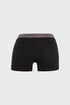 Uomo Comfort szürke-fekete boxeralsó, 2 db 1 csomagban 2P_AU258_Blk_box_02