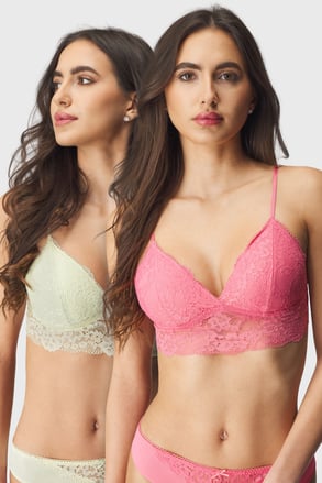 2PACK Bralette modrček Milo