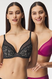 2PACK Podprsenka Clarise Plunge vyztužená