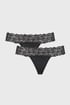 2PACK chilot tanga seducător Kalypso 2P_Kalypso_kal_17 - negru