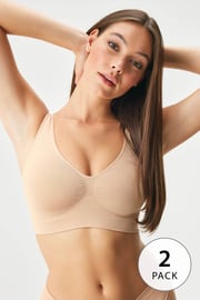 2PACK Podprsenka Flexi Khloe nevyztužená bezešvá