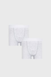 2 PACK šedých chlapeckých boxerek Basic