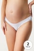 2PACK Klasyczne majtki ciążowe Sandra III 2Pmd130669_fm3_kal_01 - biały