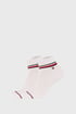 2 PACK bijelih čarapa do gležnja Tommy Hilfiger Iconic 2p10001094wht_pon_01
