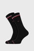 2er-PACK hohe Socken Tommy Hilfiger Iconic in Schwarz 2p10001096blk_pon_01