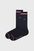 2 PACK modrých vysokých ponožek Tommy Hilfiger Iconic 2p10001096nav_pon_01