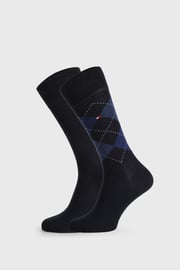 2 PACK сини къси чорапи Tommy Hilfiger Iconic II