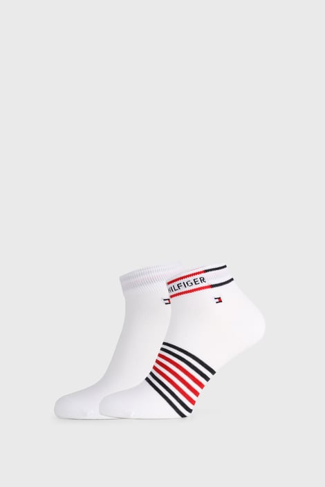 2er-PACK weiße Socken Tommy Hilfiger Breton stripe | Astratex.de