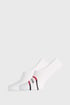 2 PACK bílých nízkých ponožek Tommy Hilfiger Breton 2p10002213wht_pon_02