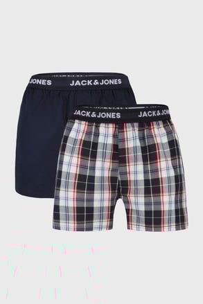 2 PACK JACK AND JONES Navy boxeralsó 2 PACK JACK AND JONES Navy boxeralsó