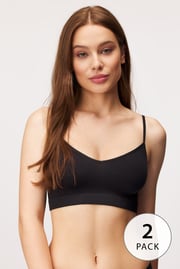 2 PACK bh-tops Pieces Symmi Rib 2 PACK bh-tops Pieces Symmi Rib