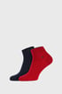 2 PACK čarapa Tommy Hilfiger Quarter Original 2p34202501red_pon_01