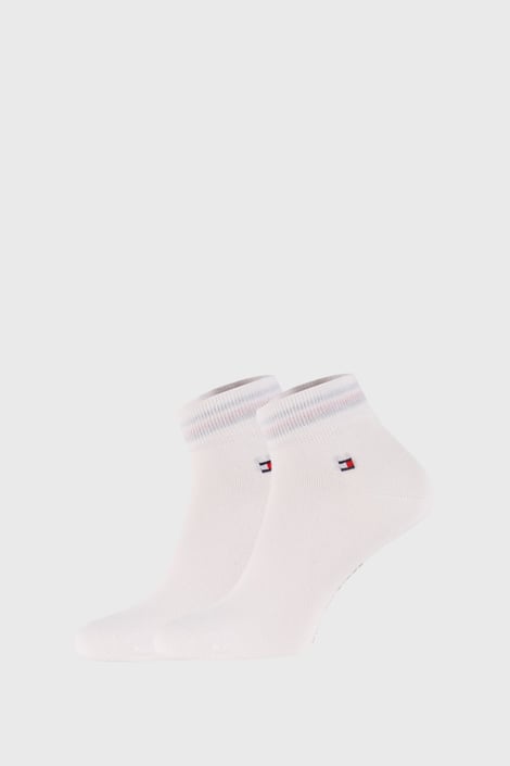 2 PACK άσπρες κάλτσες Tommy Hilfiger Quarter
