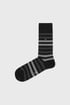 2er-PACK Socken Tommy Hilfiger Duo Stripe in Schwarz 2p47200101blk_pon_07