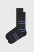 2 PACK tmavo modrých ponožiek Tommy Hilfiger Duo Stripe 2p47200101nav_pon_10