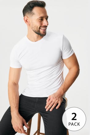 2PACK T-shirt MEN-A Bamboo