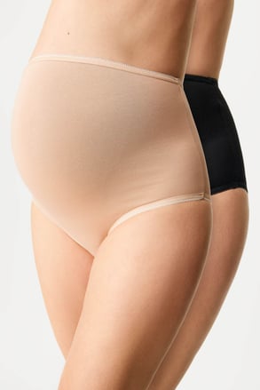 2PACK Gaćice za trudnice s visokim strukom