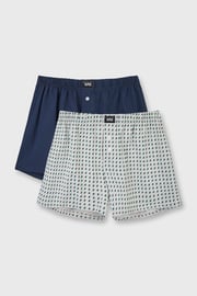 2PACK Boxer larghi in cotone MEN-A Zole