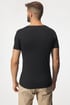 2PACK Nevidna majica za pod srajco MEN-A z blazinicami za znoj 2pATXmen_201_tri_10 - črna