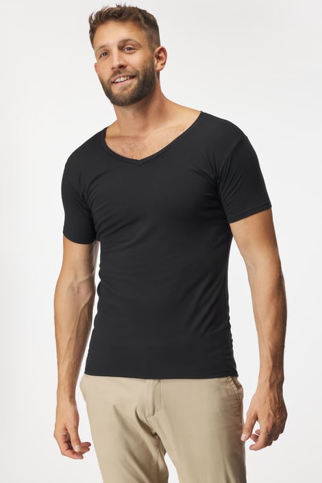 2PACK Αόρατο μπλουζάκι κάτω από πουκάμισο MEN-A με ενίσχυση μασχάλης |  Astratex.gr