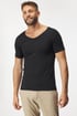 2PACK Nevidna majica za pod srajco MEN-A z blazinicami za znoj 2pATXmen_201_tri_14 - bež-črna