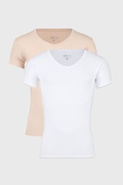 2PACK Tricou invizibil sub cămașă MEN-A cu benzi de transpirație