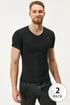 2PACK Bawełniany T-shirt MEN-A Jonathan II 2pATXmen_307_tri_01 - czarny