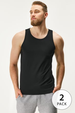 2er-PACK Baumwoll-Tanktop MEN-A Jared