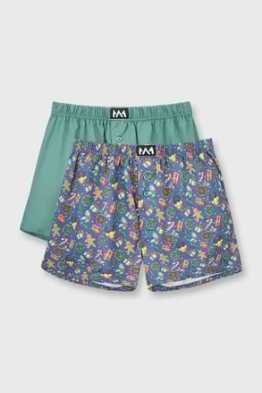 2PACK katoenen boxershorts Sweet Christmas