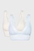 2PACK Lana Bralette melltartó 2pFXBR0002LA080_59 - kék-bézs-színű