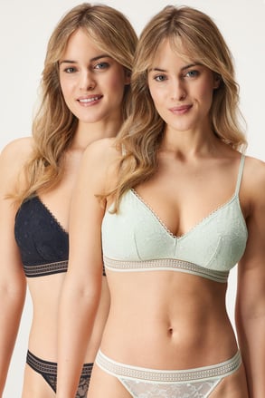 2PACK Sutien Anika pe pernițe detașabile