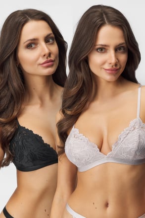 2PACK bralettes Trisha voorgevormd