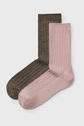 2PACK șosete Kassi înalte cu adaos de cașmir 2PACK șosete Kassi înalte cu adaos de cașmir