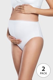 2PACK Majtki ciążowe Mama Maxi 2PACK Majtki ciążowe Mama Maxi