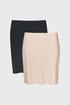 2PACK Spodnička Comfort Line I 2pTMskirt_suk_03 - béžová-černá