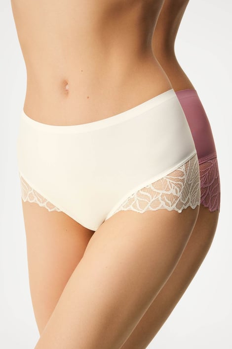 2-er PACK Klassische Slips Pansy mit hoher Taille 2-er PACK Klassische Slips Pansy mit hoher Taille