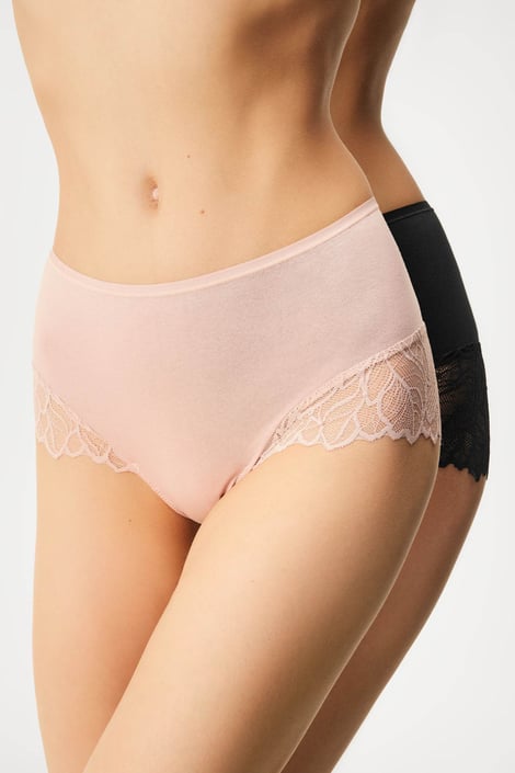 2PACK klassieke slips Pinky met hoge taille 2PACK klassieke slips Pinky met hoge taille