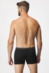 2 PACK zwarte boxershorts met lang pijpje UOMO 2pack2384Black_box_04