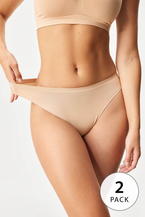 2PACK klassieke slips Flexi Bikini naadloos
