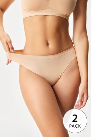 2PACK chilot clasic Flexi Bikiny fără cusături 2PACK chilot clasic Flexi Bikiny fără cusături