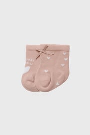 2 PACK skarpetek dla niemowląt Newborn Hearts