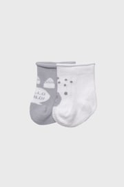2 PACK ponožek pro miminka Newborn Hello world 2 PACK ponožek pro miminka Newborn Hello world