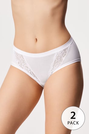 2 PACK klasických bavlněných kalhotek Anna 2 PACK klasických bavlněných kalhotek Anna