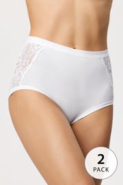 Συσκευασία 2 τεμαχίων κλασικό ψηλόμεσο σλιπ Elisa