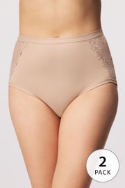 2 PACK klasične višje hlačke Elisa