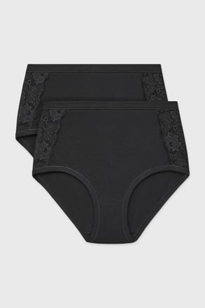 2 PACK Elisa klasszikus női alsó, magasított