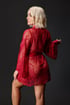 Erotický župan Allover Lace Isabella II krátký 300603_zup_04