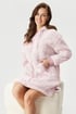 Halat călduros DKNY Chill as Can Be scurt cu glugă 306c1984-c37e-44de-0a4b-dfd73352fe00